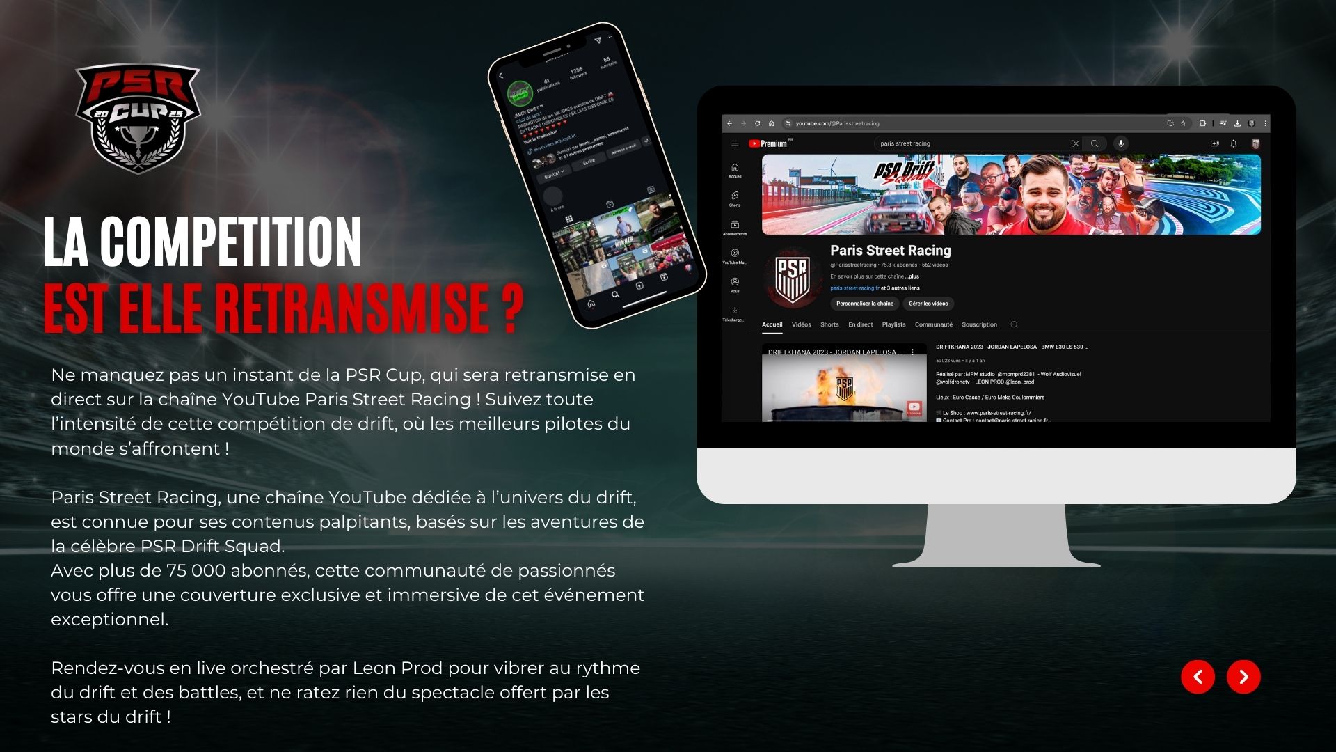 La competition est-elle retransmise ?