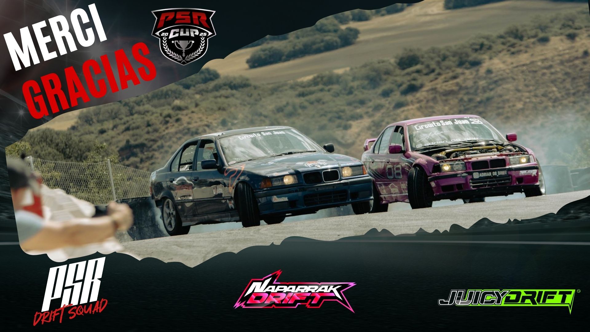 Merci, Gacias, PSR CUP
