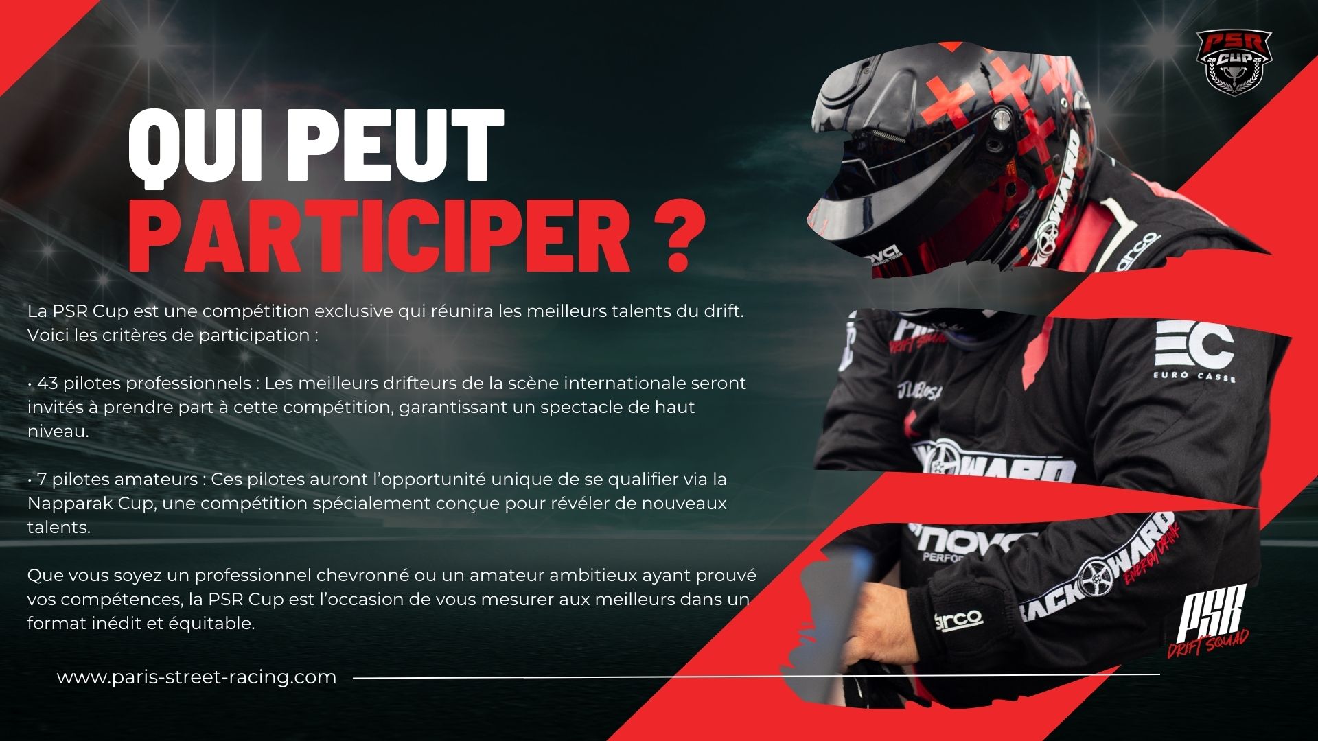 PSR CUP Participation