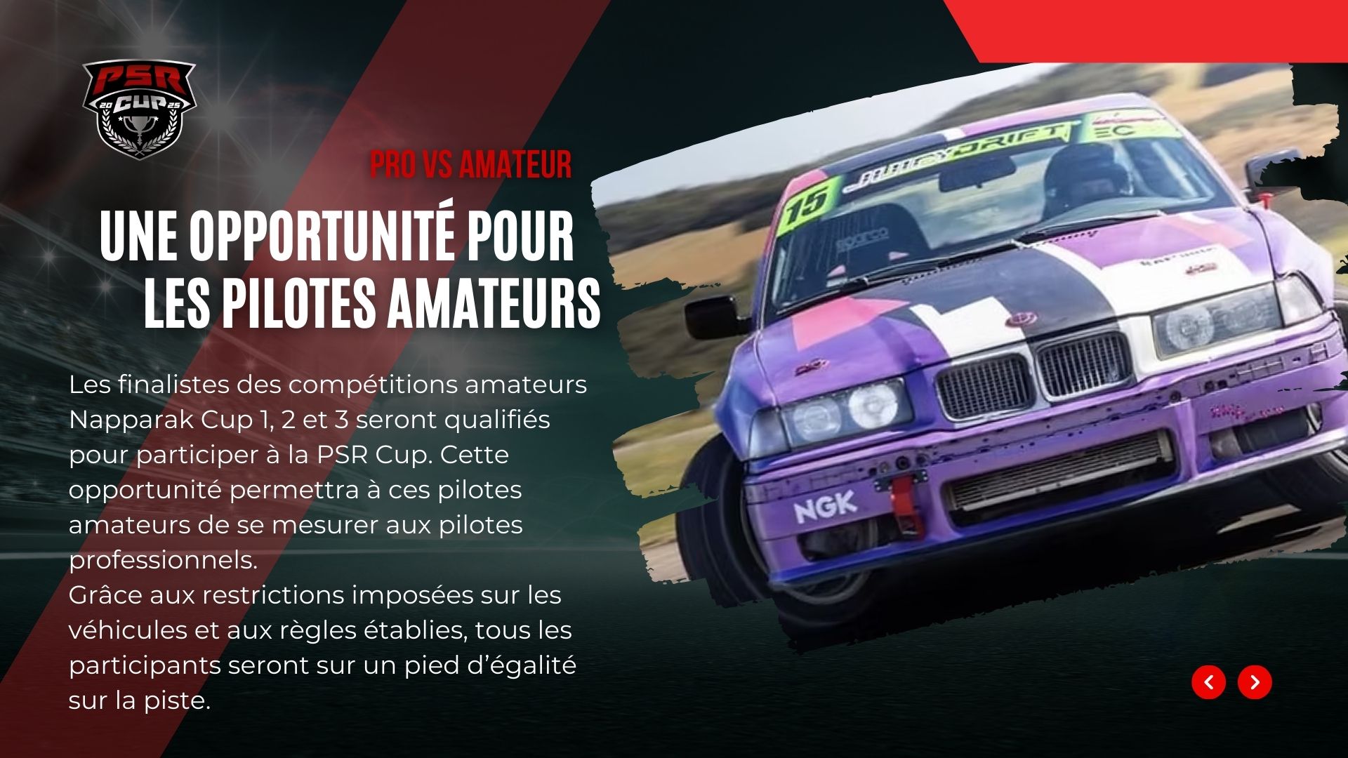 PSR CUP Pro VS Amateur