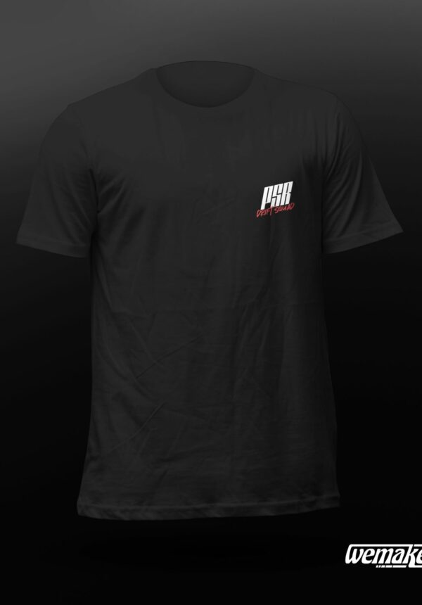t-shirt F30 Futur is now PSR paris street racing homme noir face