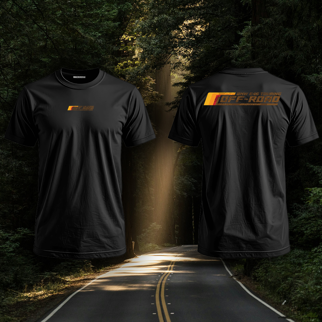 T-shirt BMW E46 Off Road Édition Noir – Image 2